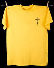 Cargar imagen en el visor de la galería, Polera unisex "Jesús cruz Lateral"