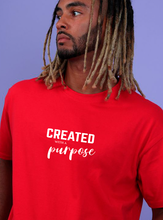 Cargar imagen en el visor de la galería, Polera Unisex "Created with a purpose".