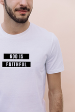 Cargar imagen en el visor de la galería, Polera unisex "God is faithful".