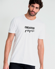Cargar imagen en el visor de la galería, Polera Unisex "Created with a purpose".