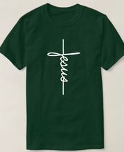 Cargar imagen en el visor de la galería, Polera Unisex "Jesús Cruz frontal".