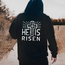 Cargar imagen en el visor de la galería, Poleron canguro &quot;He is risen.&quot;

