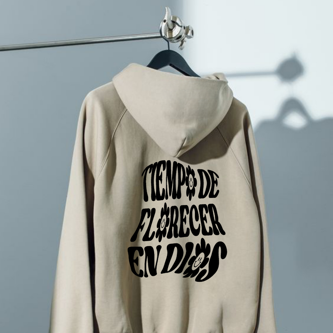 Poleron canguro “Tiempo de Florecer”