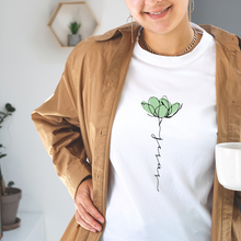 Cargar imagen en el visor de la galería, Polera Mujer “Jesús Flor&quot;
