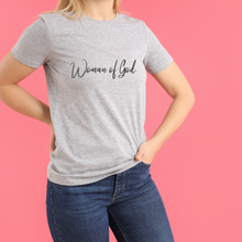 Cargar imagen en el visor de la galería, Polera Mujer &quot;Woman of god&quot;
