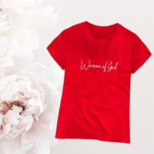 Cargar imagen en el visor de la galería, Polera Mujer &quot;Woman of god&quot;
