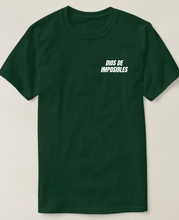Cargar imagen en el visor de la galería, Polera Unisex &quot;Dios de Imposibles&quot;
