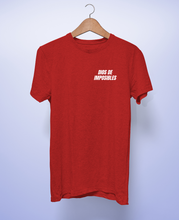 Cargar imagen en el visor de la galería, Polera Unisex &quot;Dios de Imposibles&quot;
