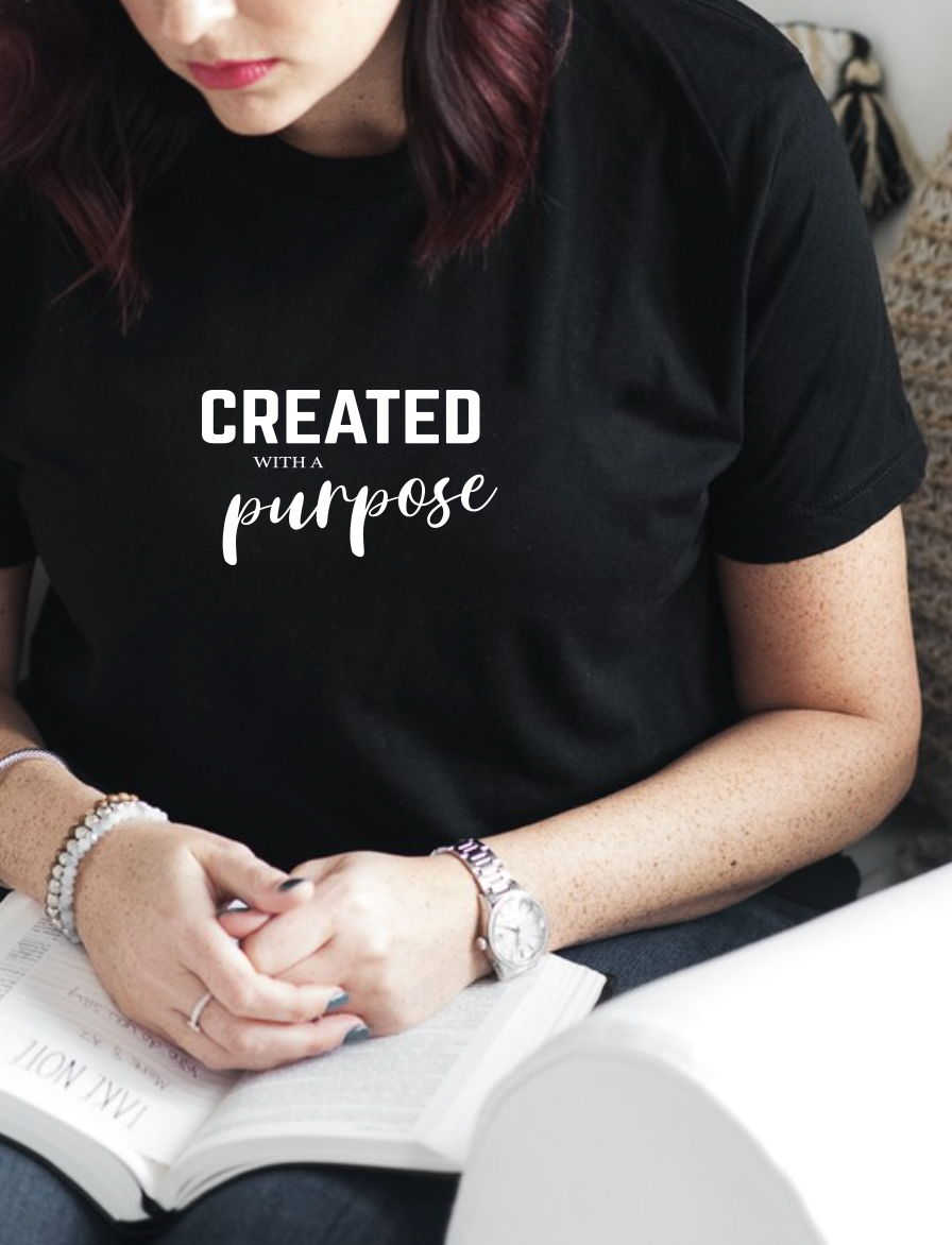 Polera mujer “Created with a purpose”