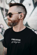 Cargar imagen en el visor de la galería, Polera Unisex &quot;Created with a purpose&quot;.
