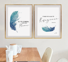 Cargar imagen en el visor de la galería, Deco Dúo &quot;Plumas&quot;
