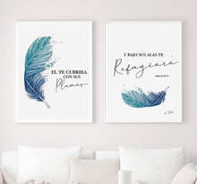 Cargar imagen en el visor de la galería, Deco Dúo &quot;Plumas&quot;
