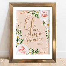 Cargar imagen en el visor de la galería, Deco Cuadro &quot;Él me amó primero&quot;
